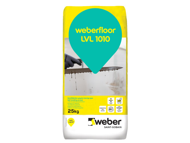İnşaat - weberfloor LVL 1010 Tesviye Şapı 25 Kg | Akpınarlar
