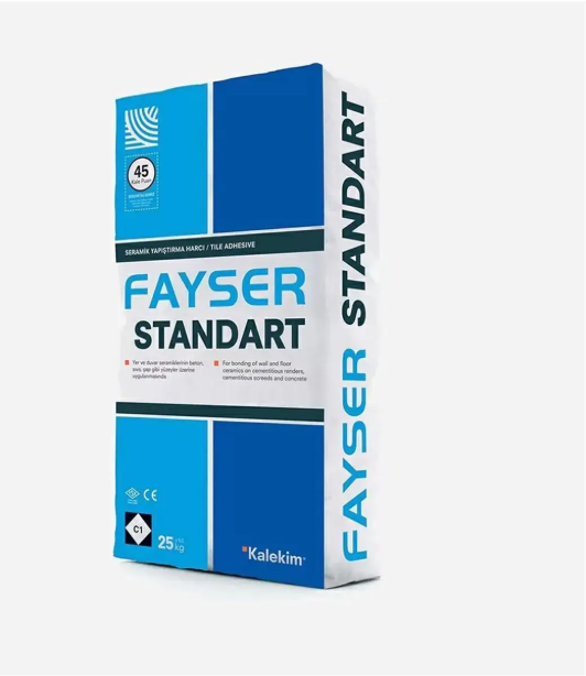 Seramik Yapıştırıcı ve Derz - KALEKİM FAYSER   STANDART  25 KG | Akpınarlar
