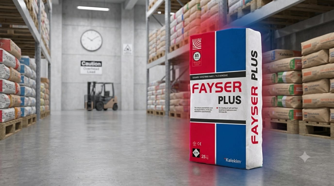 Seramik Yapıştırıcı ve Derz - KALEKİM FAYSER PLUS  SERAMİK YAPŞ HARCI 25 KG | Akpınarlar